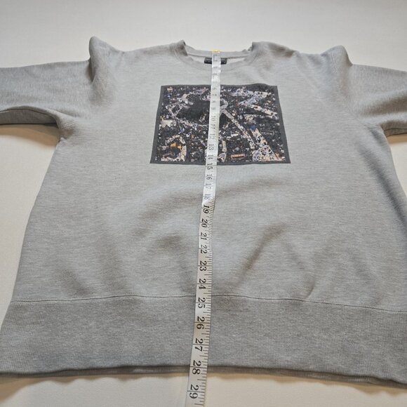 The Hundreds Adam Bomb Streetwear Sweatshirt Art Crewneck Pullover Mens XL Gray - Picture 6 of 11